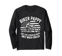 Moto Biker Pappy Much Cooler Maglia a Manica