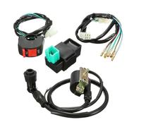 Moto Bobina Accensione Statore Kit Cablaggio Con Interruttore On-off Bobina CDI Da 4 Pezzi Per Pit Bike Per ATV Per 110 125 140Cc
