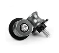 Moto Bobine Forcellone Per Ninja 400 650 500 Supporti Per Forcellone Da 8 Mm Cursori A Vite(Grey)