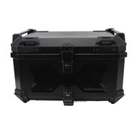 Moto Box Top, Motocicletta ABS Ad Alta Resistenza 58L con Grande capacità con Certezza del Bagaglio del Casco (BLACK)