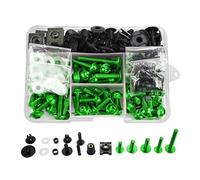 Moto Carenatura Bulloni Kit Di Fissaggio Carenatura Per Moto Per BMW R1100S R1150 R1150GS R1150RS R1150RT, Bulloni, Dadi, Viti, Clip, Carenatura Parabrezza Viti Set(Verde)