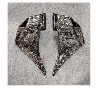 Moto Carenatura Winglets Per Kawasaki Per Ninja 400 Per NINJA 400 Per Ninja400 Accessori Per Moto Kit Alette Spoiler Aerodinamico Alette Fisse(Pattern Gray)