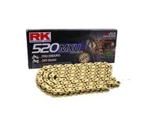 Moto Catena Oro Uw Anello RK GB520MXU Con 74 Ruoli E Chiusura a Ribattino