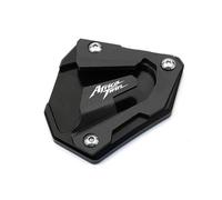 Moto Cavalletto Laterale Piastra Pad Per HO&NDA CRF1000L CRF 1000 L Africa Twin 1000L 2016-2019 Piedi Pads Kickstand Supporto Pad Extender. Cuscinetto di estensione per cavalletto laterale(Nero)