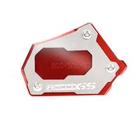 Moto Cavalletto Pad Motocicletta for pista laterale della piastra estesa del compito di ingrandire il pad utilizzato for BMW R1200GS LC R1200 GS Adv Adventure Rallye 2013-2019(Red)