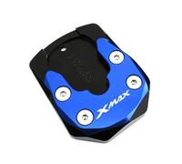Moto Cavalletto Pad Per Yamaha Xmax300 Xmax125 Xmax250 Laterale Estensione Piastra Ingrandimento Accessori(Kicksdand Blue)