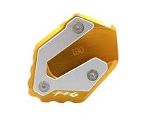 Moto Cavalletto Piede Moto CNC Cavalletto Piede Cavalletto Laterale Estensione Pad Piastra Di Supporto Ingrandire Per Ya&ma&ha Per FZ6 FAZER FZ6R FZ6-S2 2004-2009(3)