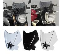 Moto CB650R CB1000R parabrezza parabrezza zanzariera cupolino, protezione parabrezza schermo deflettore protezione per CB 650R CB 650 R 2019-2021 CB 1000R CB 1000 R 2018-2020 (Fumo)