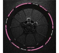 Moto Cerchioni Adesivo Adesivi Per Cerchi Moto, Decalcomanie Per Cerchi Per Yamaha MT-09, MT-09, Strisce Riflettenti Adesivi Mozzo Ruota Sportivo(Colore 21)