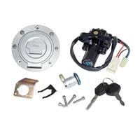 Moto Chiave di accensione Compatibile Con Yamaha Per FJR1300 2001-2005 Per YZF1000 R1 2007-2011 Interruttore Accensione Motocicletta Coperchio Serbatoio Carburante Blocco Gruppo Con Chiave Bloccaggio