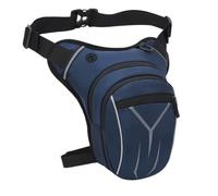 Moto Ciclismo Marsupio,Marsupio Da Gamba Borsa da gamba a vita bassa Borsa da moto Borsa for auricolari riflettente antipioggia Foro for coscia Cintura da viaggio Marsupio (Color : Blue)