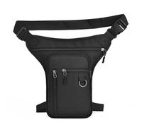 Moto Ciclismo Marsupio,Marsupio Da Gamba Borsa laterale for gamba a caduta for moto Marsupio impermeabile alla moda Tasche multiple di grande capacità for viaggi in bicicletta (Color : Black-01)