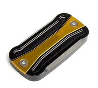 Moto Cilindro Maestro Del Freno Anteriore Serbatoio Fluido Coperchio Tappo Olio Per Valkyrie Goldwing 1500 1800(Black gold)