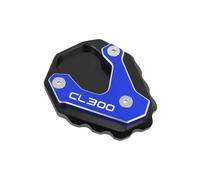 Moto CL500 CL300 Cavalletto Piastra Di Estensione Piede Cavalletto Laterale Ingranditore Pad Per Ho&N&Da CL 300 500 SCL500 SCL300 2021-2024 2023(Blue-logo 2)
