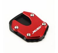 Moto CNC Cavalletto Pad Per Honda X-ADV 750 2021 2022 2023 2024 Piede Estensione Lato Basamento Piastra Ingranditore Ausiliario(Red)