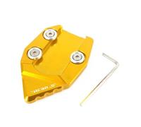 Moto CNC Cavalletto Piede Laterale Estensione Pad Piastra Di Supporto Ingrandire Misura Per VN650 VN 650 2015-2018(Gold)