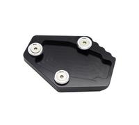 Moto CNC Cavalletto Piede Laterale Estensione Pad Piastra Di Supporto Per MONSTER 795 796 821 1200 Per 1200S Per Multistrada 1200 Ingranditore(Black)