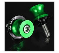 Moto CNC posteriore Stand Paddock Stand PER DUCATI Multistrada 2016-2021 Accessori Per Moto Da 8 Mm Viti Per Supporti Perno Forcellone In Alluminio CNC(8MM Green LOGO)