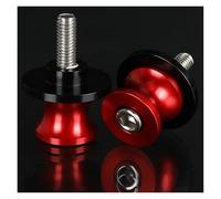 Moto CNC posteriore Stand Paddock Stand PER DUCATI Multistrada 2016-2021 Accessori Per Moto Da 8 Mm Viti Per Supporti Perno Forcellone In Alluminio CNC(8MM Red NO LOGO)