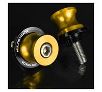 Moto CNC posteriore Stand Paddock Stand PER DUCATI Multistrada 2016-2021 Accessori Per Moto Da 8 Mm Viti Per Supporti Perno Forcellone In Alluminio CNC(8MM yellow LOGO)