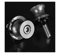Moto CNC posteriore Stand Swing PER ZX7R 1990-2000 10MM Bobine Per Forcellone Moto Accessori Vite Per Supporto Forcellone(10MM Gray LOGO)