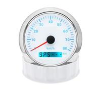 Moto Contachilometri 30/60/80/120/200 km/h 7 colori retroilluminato 85 mm tachimetro calibro con antenna moto barca auto camion misuratore