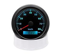 Moto Contachilometri 30/60/80/120/200 km/h 7 colori retroilluminato 85 mm tachimetro calibro con antenna moto barca auto camion misuratore