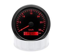 Moto Contachilometri 30/60/80/120/200 km/h 7 colori retroilluminato 85 mm tachimetro calibro con antenna moto barca auto camion misuratore