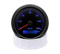 Moto Contachilometri 30/60/80/120/200 km/h 7 colori retroilluminato 85 mm tachimetro calibro con antenna moto barca auto camion misuratore