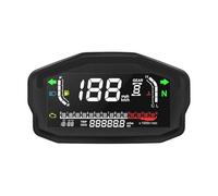 Moto Contachilometri Contachilometri digitale universale a LED per moto, contachilometri per 2,4 cilindri, contagiri per