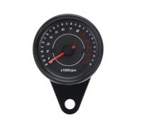 Moto Contachilometri Contagiri universale per moto DC 12V, contagiri elettronico, tachimetro, indicatore retroilluminato a LED, 13000 giri/min