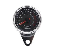 Moto Contachilometri Contagiri universale per moto DC 12V, contagiri elettronico, tachimetro, indicatore retroilluminato a LED, 13000 giri/min