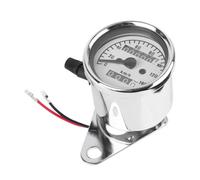 Moto Contachilometri Cruscotto per moto retrò con luce a LED, contachilometri universale modificato, accessorio per