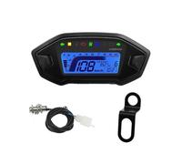 Moto Contachilometri Pannello digitale universale per moto, display con tachimetro, contachilometri, livello carburante, temperatura acqua, per 2,4 cilindri