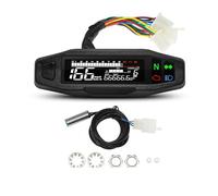 Moto Contachilometri Pannello visualizzazione del misuratore cruscotto digitale per moto KMH/MPH, spia di guasto motore, per la maggior parte dei veicoli a