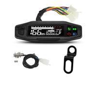 Moto Contachilometri Pannello visualizzazione del misuratore cruscotto digitale per moto KMH/MPH, spia di guasto motore, per la maggior parte dei veicoli a