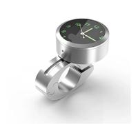 Moto Contachilometri Supporto universale cromato per manubrio di motocicletta, con fibbia per visione notturna, per orologio al quarzo, per moto e bicicletta