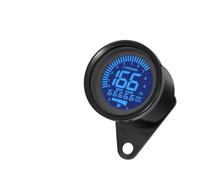 Moto Contachilometri Tachimetro digitale per moto con retroilluminazione a 7 colori, strumento per scooter, ATV, cruscotto retrò, contagiri, indicatore dell'olio per 12 V