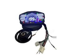 Moto Contachilometri Tachimetro universale contachilometri con tachimetro indicatore carburante temperatura dell'acqua per moto per pannello misuratore