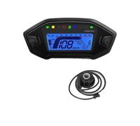 Moto Contachilometri Tachimetro universale per motocicletta, 7 colori, strumento digitale, indicatore di direzione, tachimetro da 13000 giri/min