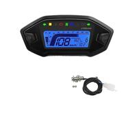 Moto Contachilometri Tachimetro universale per motocicletta, 7 colori, strumento digitale, indicatore di direzione, tachimetro da 13000 giri/min