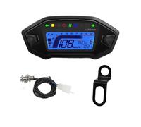 Moto Contachilometri Tachimetro universale per motocicletta, 7 colori, strumento digitale, indicatore di direzione, tachimetro da 13000 giri/min