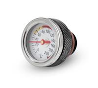 Moto Contagiri doppio Tappi per moto con indicatore di temperatura dell'olio 0-200℃ Indicatori Quadrante Misuratore M20 1.5 N0HF