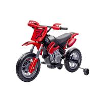 Moto Cross Elettrica per Bambini 12V Rossa
