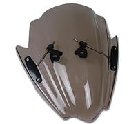 Moto Cupolino Motociclo Deflettore Aria Parabrezza Universale Per Moto Parabrezza Parabrezza Per Manubrio Deflettore Per Parabrezza Cupolino Touring(Smoke)