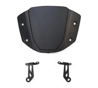Moto Cupolino Motociclo Deflettore Aria Per CB650R 2024 2025 Parabrezza Anteriore Per Moto Deflettore Antivento Visiera Cupolino Touring(Matte black)