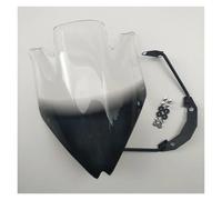 Moto Cupolino Parabrezza Per Kawasaki Per Z750 Per Z750R 2007 2008 2009 2010 2011 2012 Parabrezza Per Moto Parabrezza Con Staffa Fumo Trasparente Deflettore Per Moto(Clear)