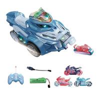 Moto da Cross Telecomandata - Giocattolo Per Acrobazie E Derapata Con Rotazione A 360 Gradi | Motoveicoli Radiocomandati Con Suono E - Per Interni Casa Pavimento Piastrelle Festa Compleanno Ragazze e