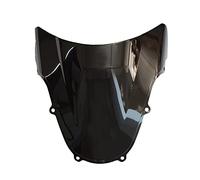 Moto Deflettore Vento Schermo Parabrezza Carenatura Per Suzuki Per K2 600 750 1000 Per GSXR 1000 600 750 R Per K1 2000-2003 Parabrezza Per Moto ABS Doppia Bolla Carenatura Parabrezza(Zwart)