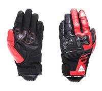 Moto Design Dainese Reacto Carbonio Guanti da Motocicletta (Corto Nero/Rosso )
